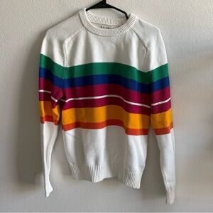 J. Crew White Knit Sweater